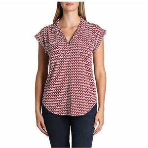 NWT Jachs Girlfriend Ladies' Short Sleeve Blouse